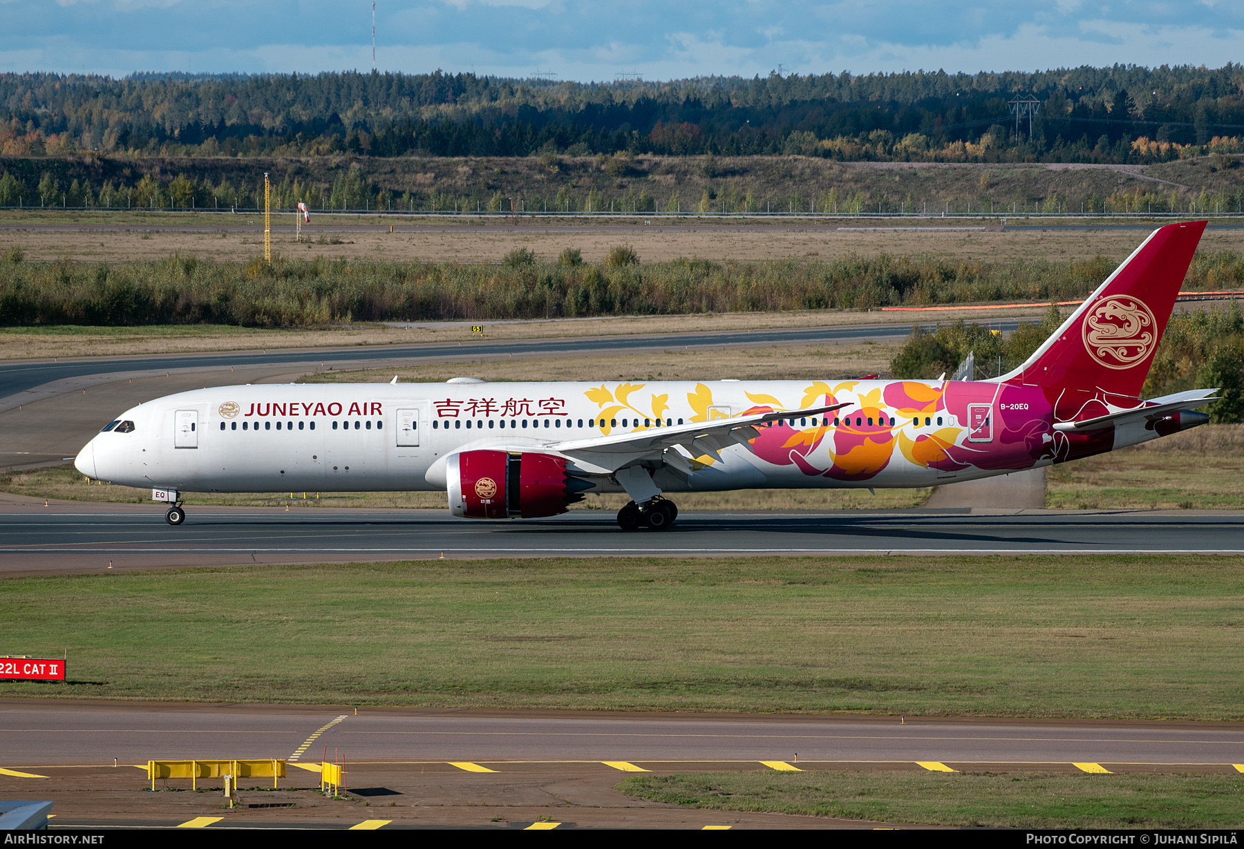 Aircraft Photo of B-20EQ | Boeing 787-9 Dreamliner | Juneyao Airlines | AirHistory.net #734649