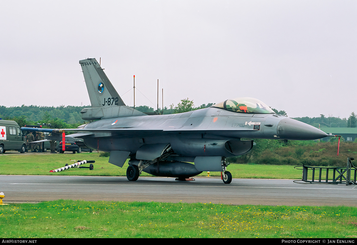 Aircraft Photo of J-872 | General Dynamics F-16AM Fighting Falcon | Netherlands - Air Force | AirHistory.net #734700