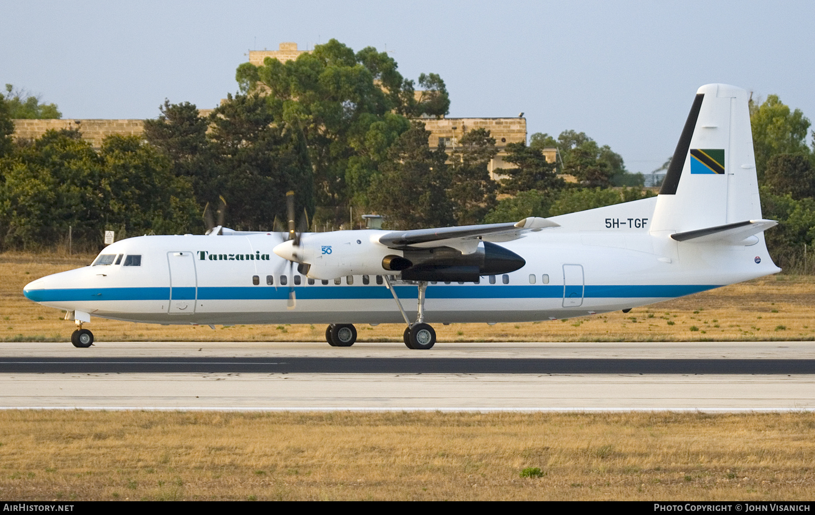 Aircraft Photo of 5H-TGF | Fokker 50 | Tanzania Government | AirHistory.net #734704