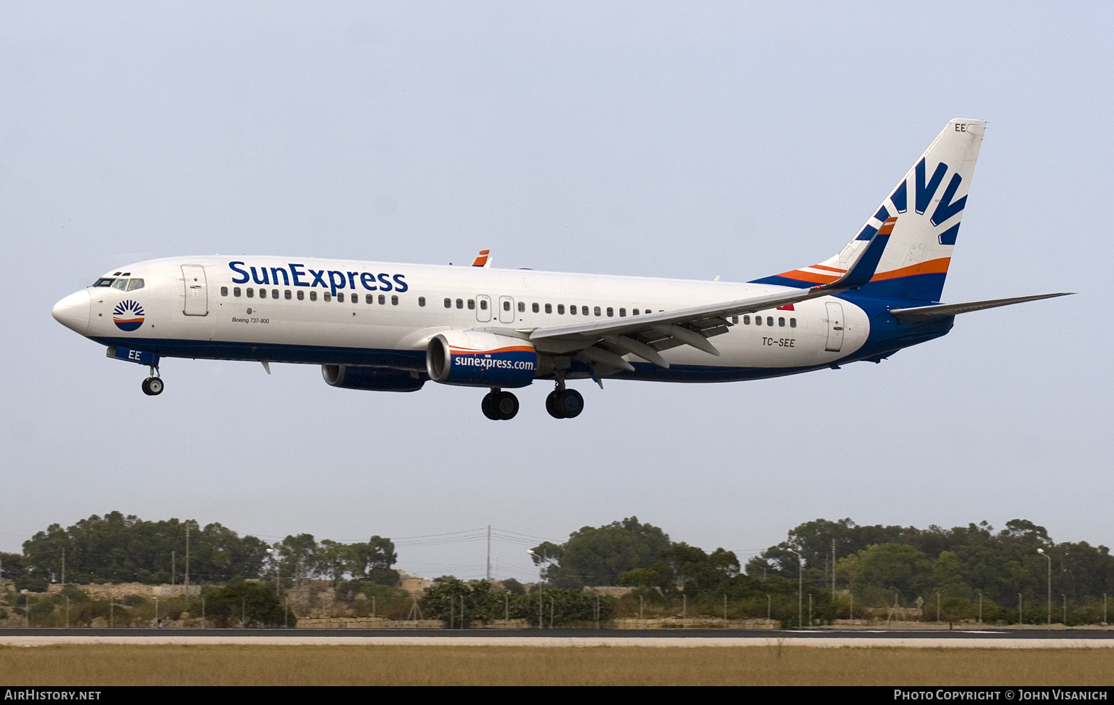 Aircraft Photo of TC-SEE | Boeing 737-8CX | SunExpress | AirHistory.net #734707