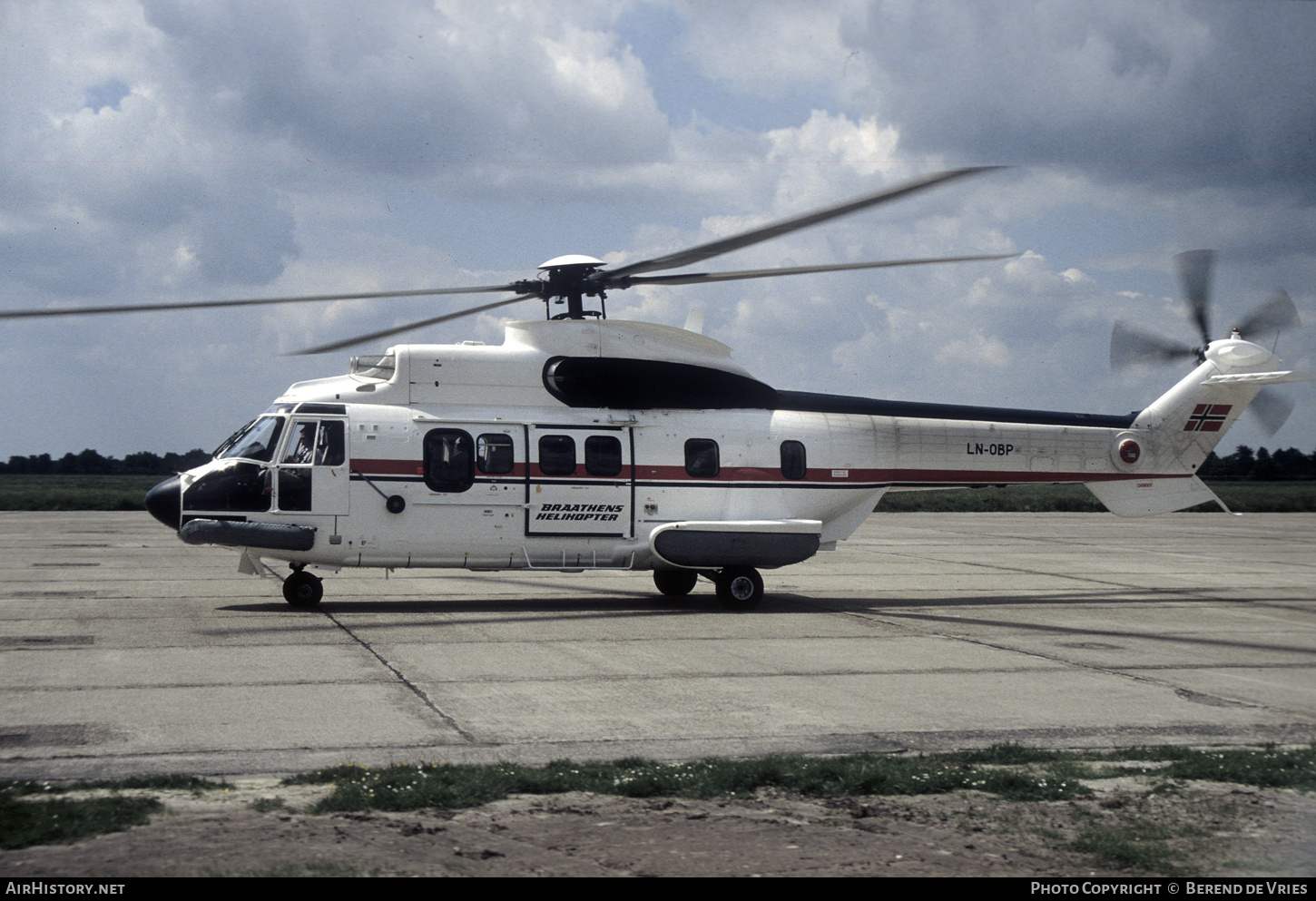 Aircraft Photo of LN-OBP | Aerospatiale AS-332L Super Puma | Braathens Helikopter | AirHistory.net #734709