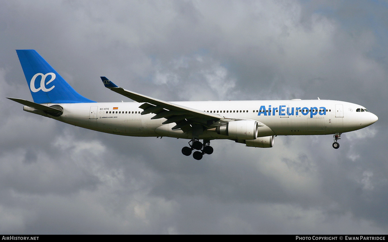 Aircraft Photo of EC-KTG | Airbus A330-202 | Air Europa | AirHistory.net #734713