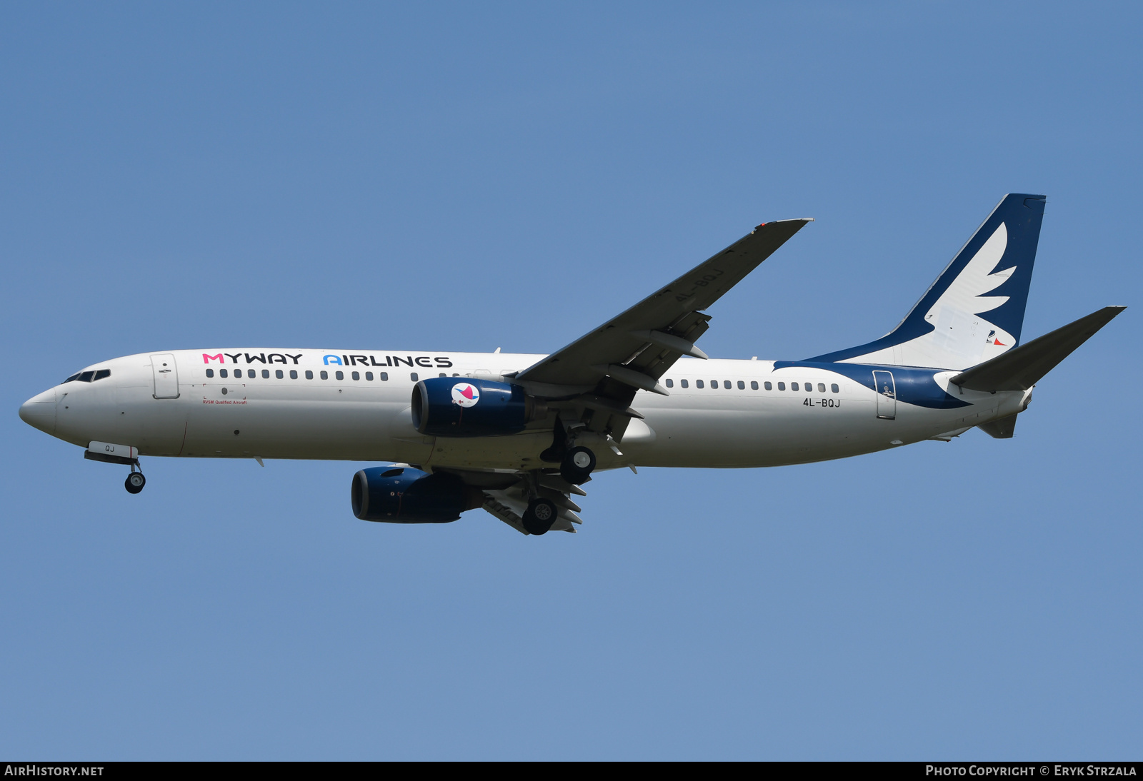 Aircraft Photo of 4L-BQJ | Boeing 737-8AL | MyWay Airlines | AirHistory.net #734832