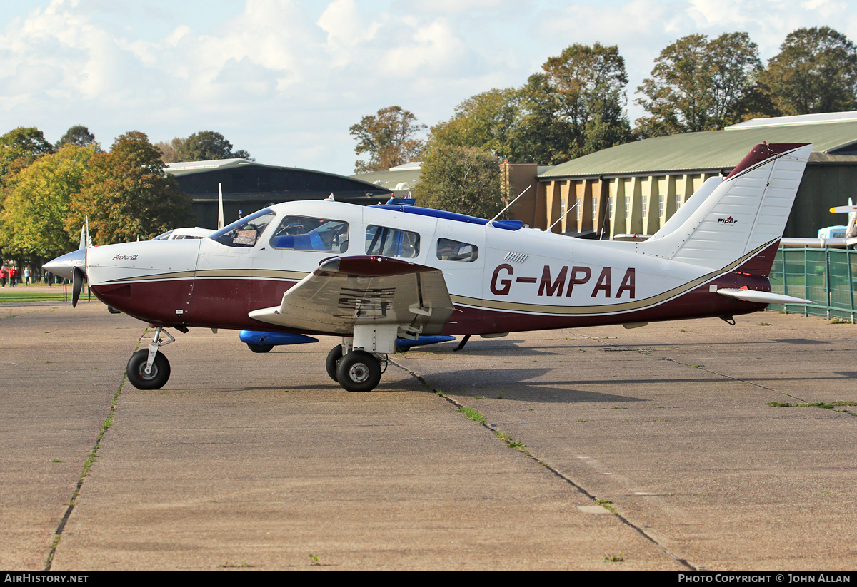 Aircraft Photo of G-MPAA | Piper PA-28-181 Cherokee Archer III | AirHistory.net #734853