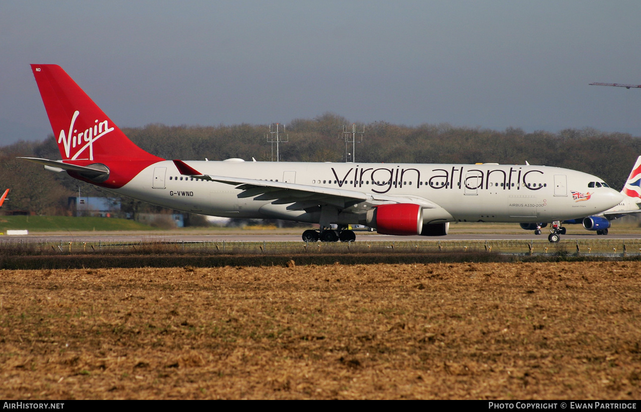 Aircraft Photo of G-VWND | Airbus A330-223 | Virgin Atlantic Airways | AirHistory.net #734885
