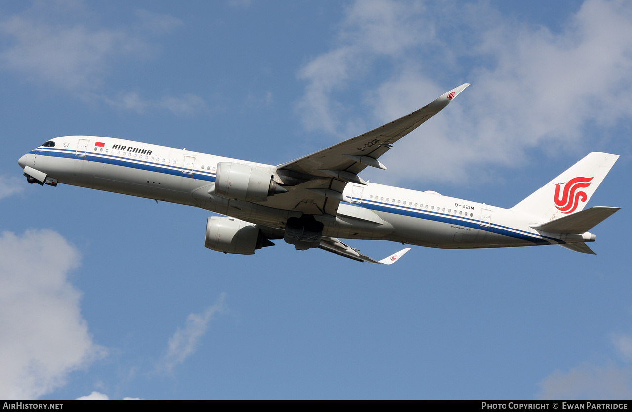 Aircraft Photo of B-321M | Airbus A350-941 | Air China | AirHistory.net #734895
