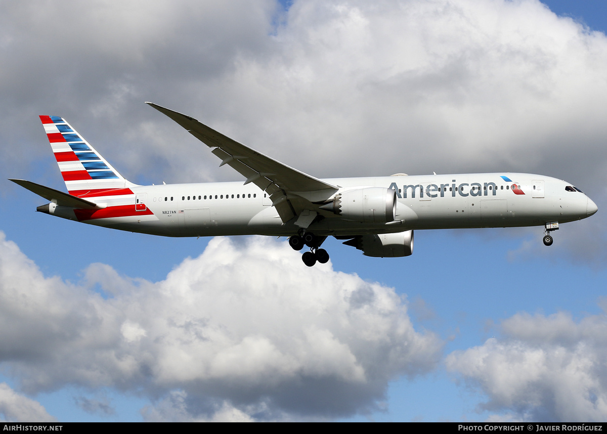 Aircraft Photo of N827AN | Boeing 787-9 Dreamliner | American Airlines | AirHistory.net #734899