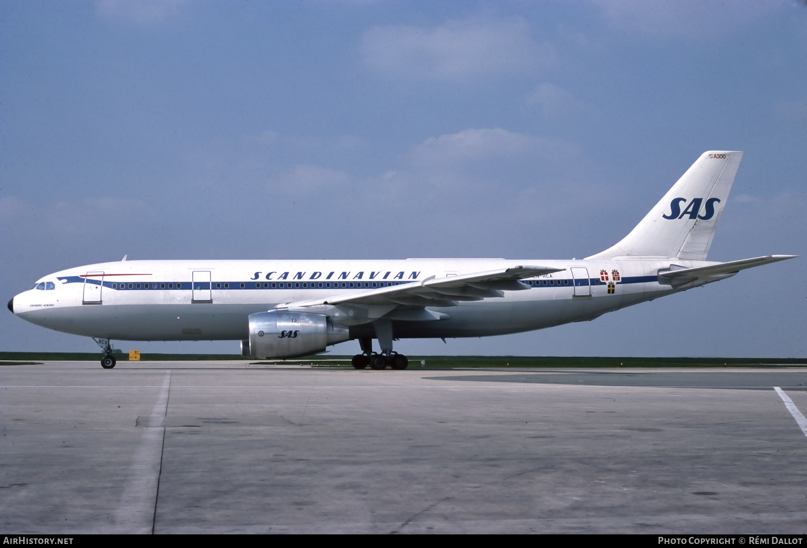 Aircraft Photo of LN-RCA | Airbus A300B2-320 | Scandinavian Airlines - SAS | AirHistory.net #734903