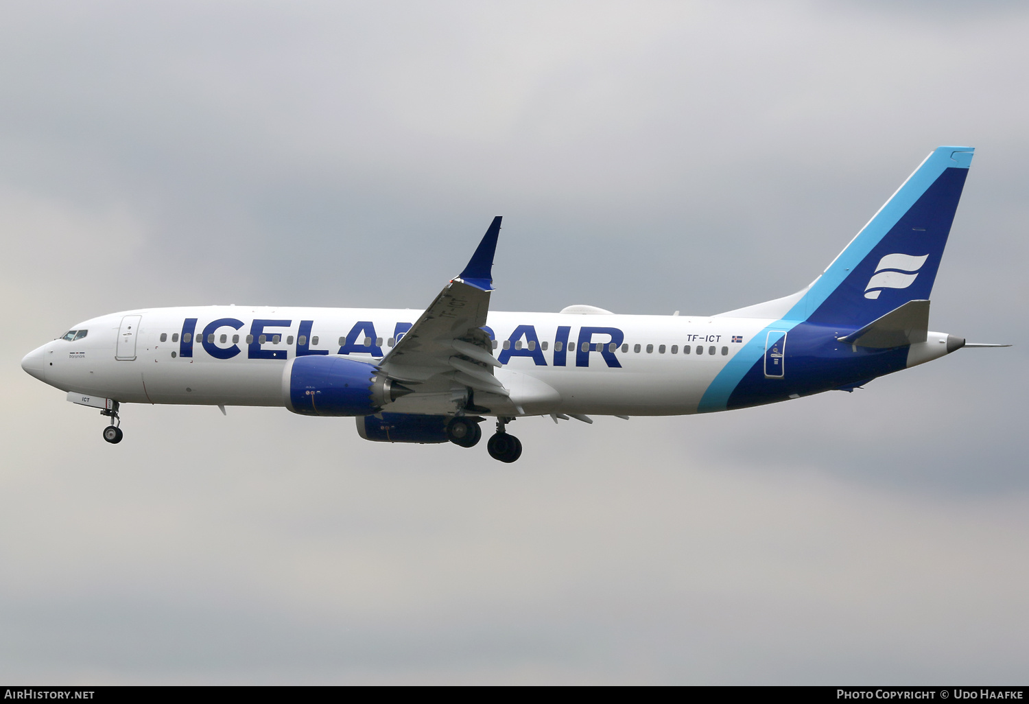 Aircraft Photo of TF-ICT | Boeing 737-8 Max 8 | Icelandair | AirHistory.net #734909