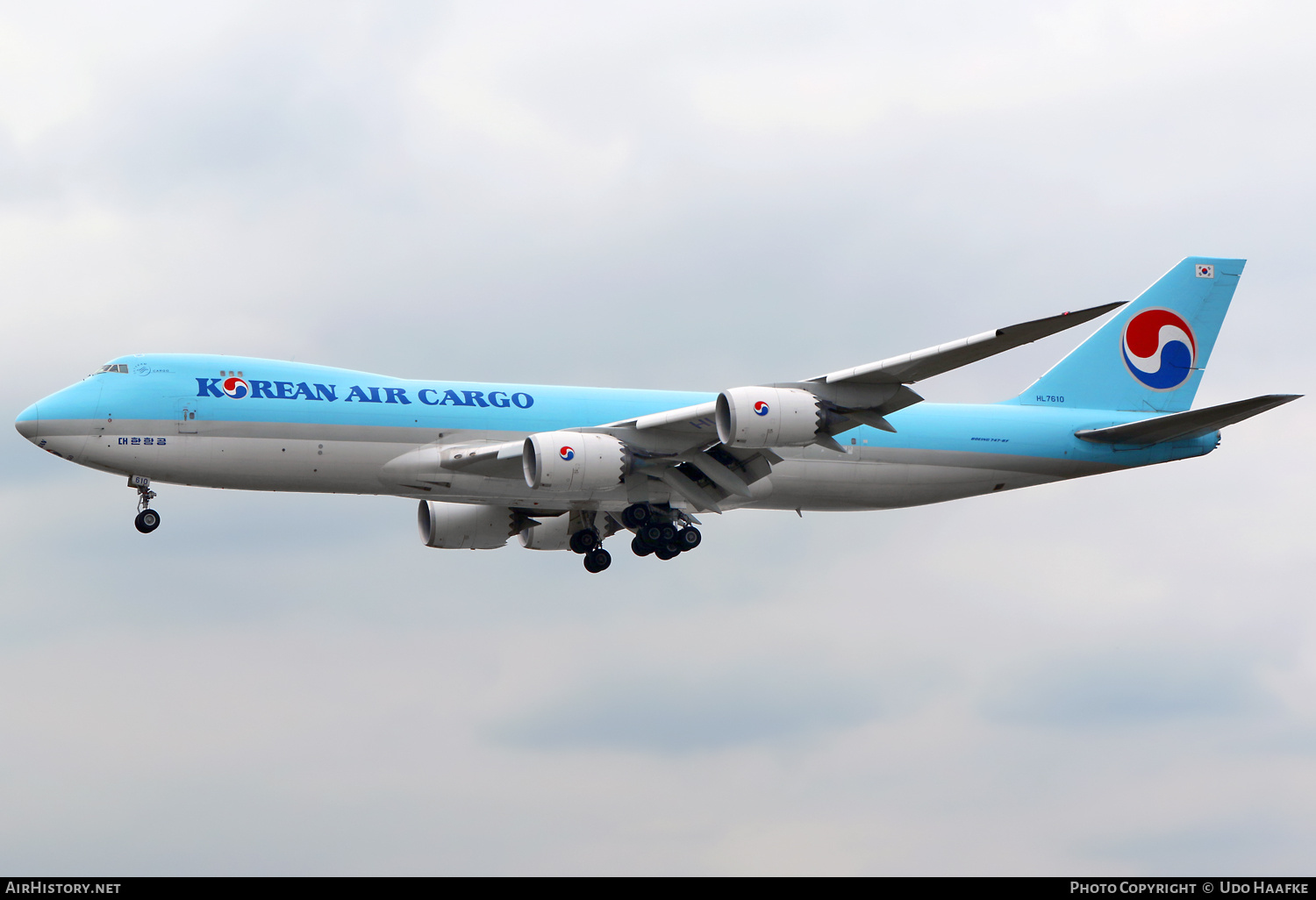 Aircraft Photo of HL7610 | Boeing 747-8HTF/SCD | Korean Air Cargo | AirHistory.net #734910