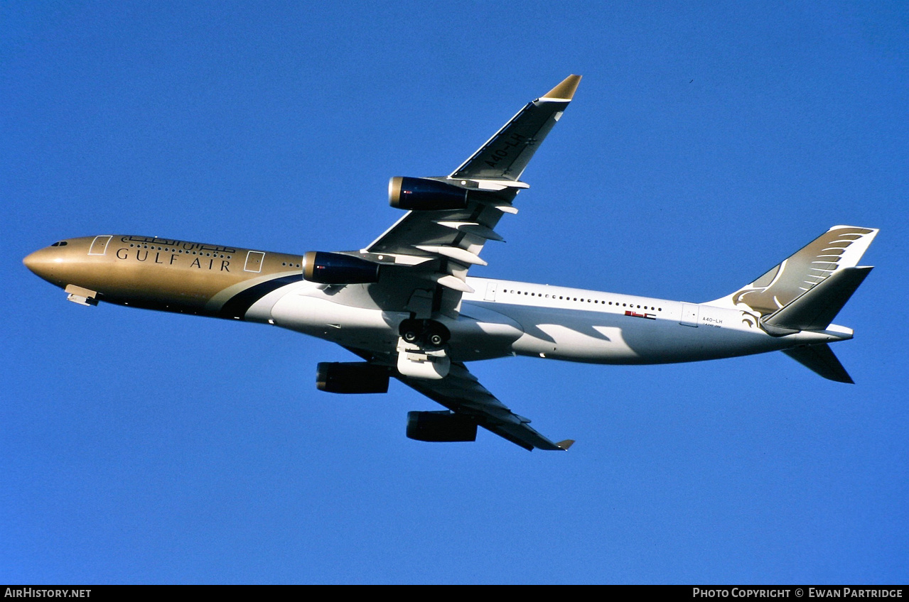 Aircraft Photo of A4O-LH | Airbus A340-312 | Gulf Air | AirHistory.net #734919