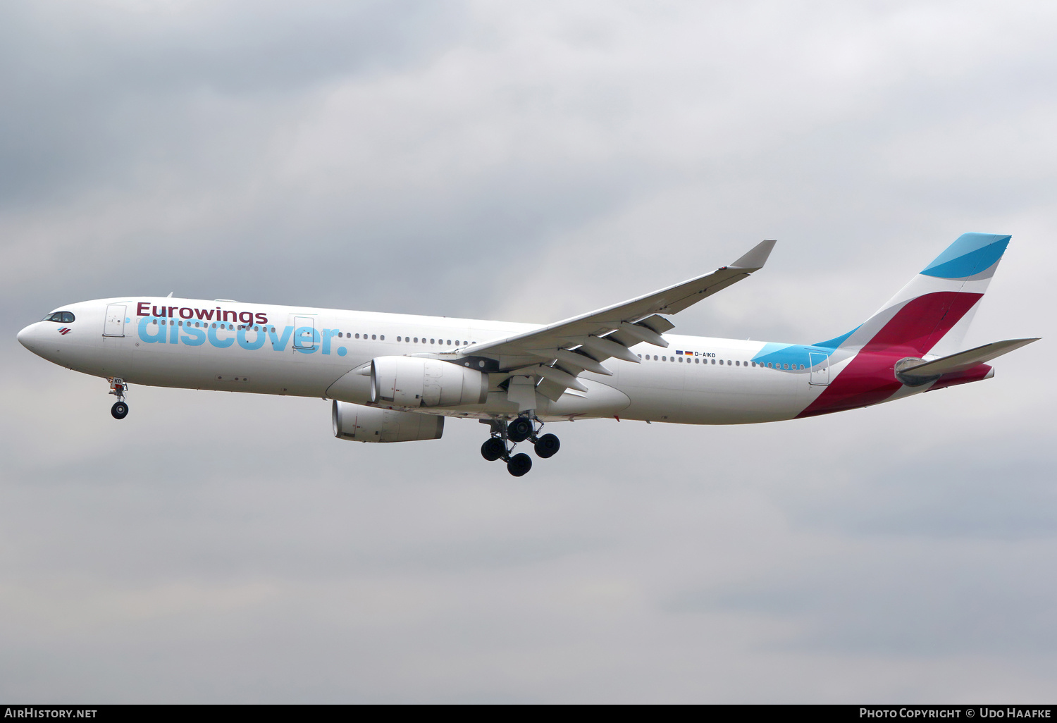 Aircraft Photo of D-AIKD | Airbus A330-343 | Eurowings Discover | AirHistory.net #734929