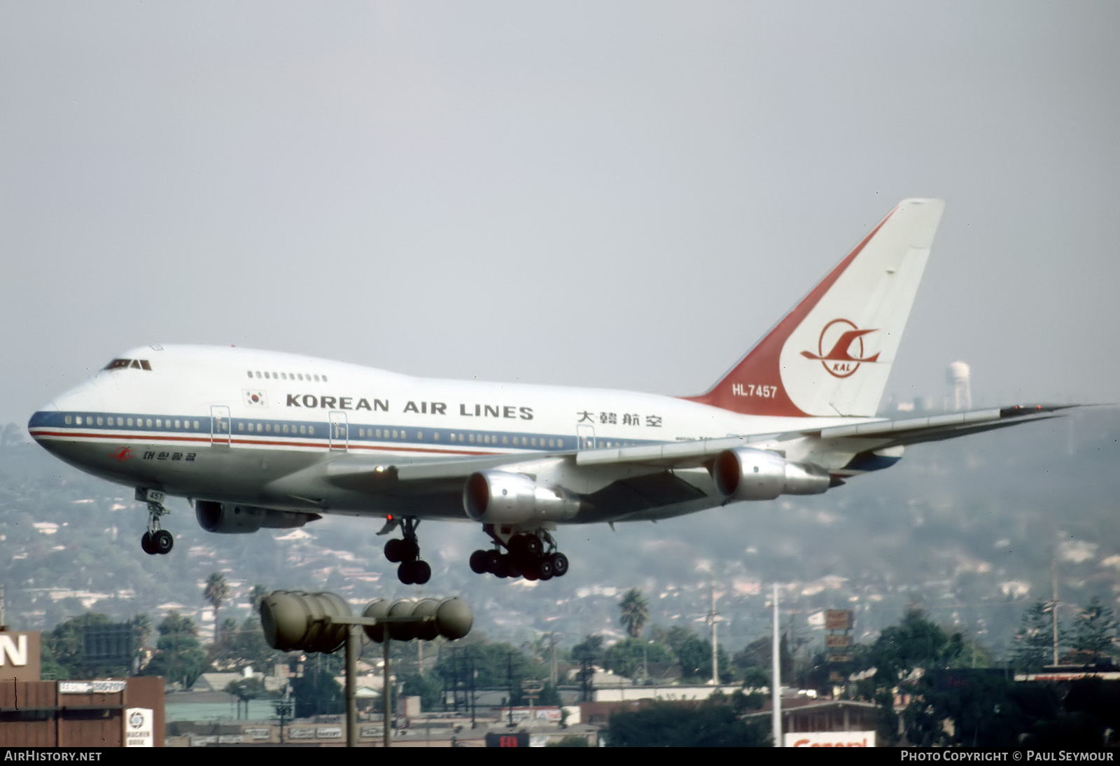 Aircraft Photo of HL7457 | Boeing 747SP-B5 | Korean Air Lines | AirHistory.net #734937