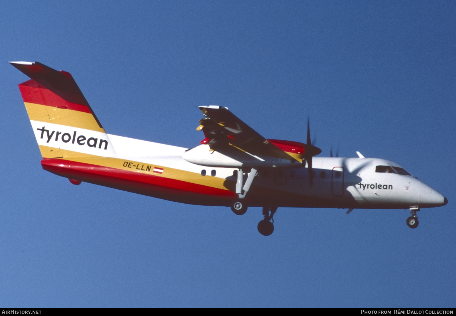 Aircraft Photo of OE-LLN | De Havilland Canada DHC-8-103 Dash 8 | Tyrolean Airways | AirHistory.net #734944