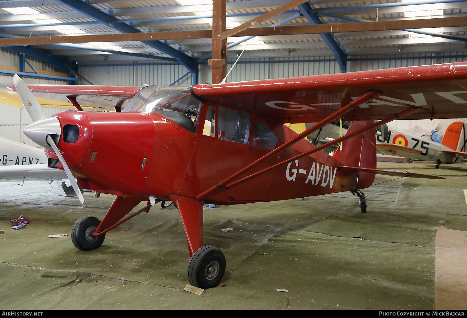 Aircraft Photo of G-AVDV | Piper PA-22-150 Pacer conversion | AirHistory.net #734947