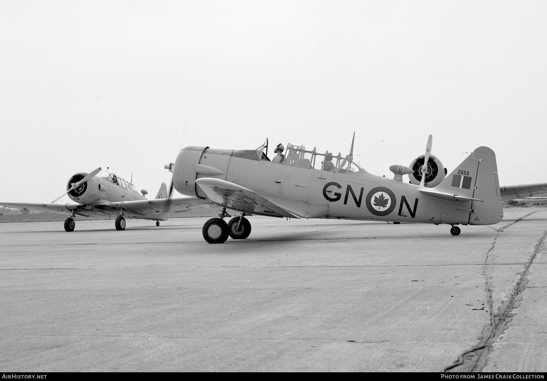 Aircraft Photo of 2653 | North American AT-16 Harvard IIA | Canada - Air Force | AirHistory.net #734972