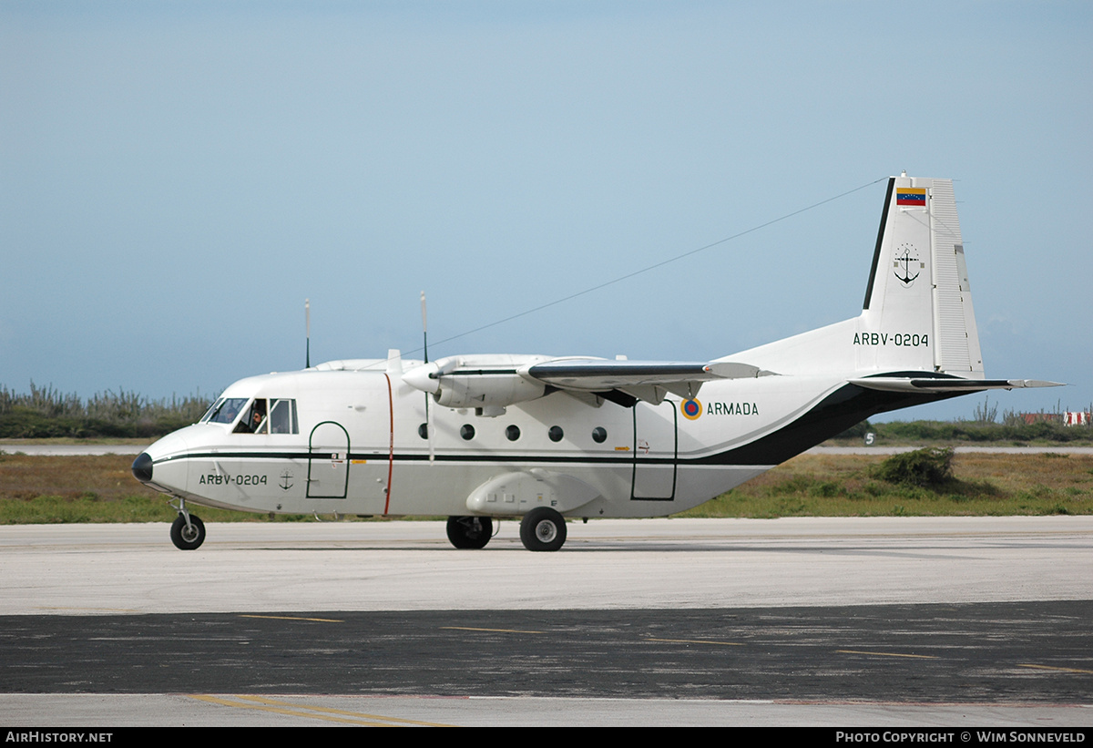 Aircraft Photo of ARBV-0204 | CASA C-212-200 Aviocar | Venezuela - Navy | AirHistory.net #735019