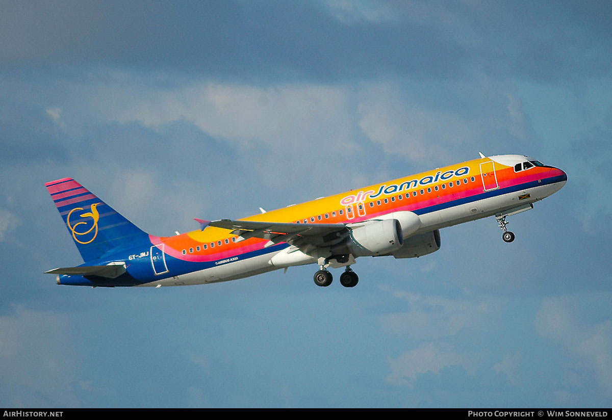 Aircraft Photo of 6Y-JMJ | Airbus A320-214 | Air Jamaica | AirHistory.net #735064