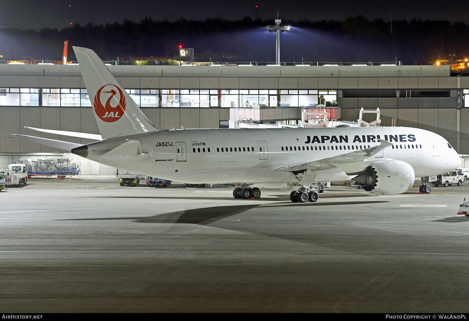Aircraft Photo of JA821J | Boeing 787-8 Dreamliner | Japan Airlines - JAL | AirHistory.net #735067