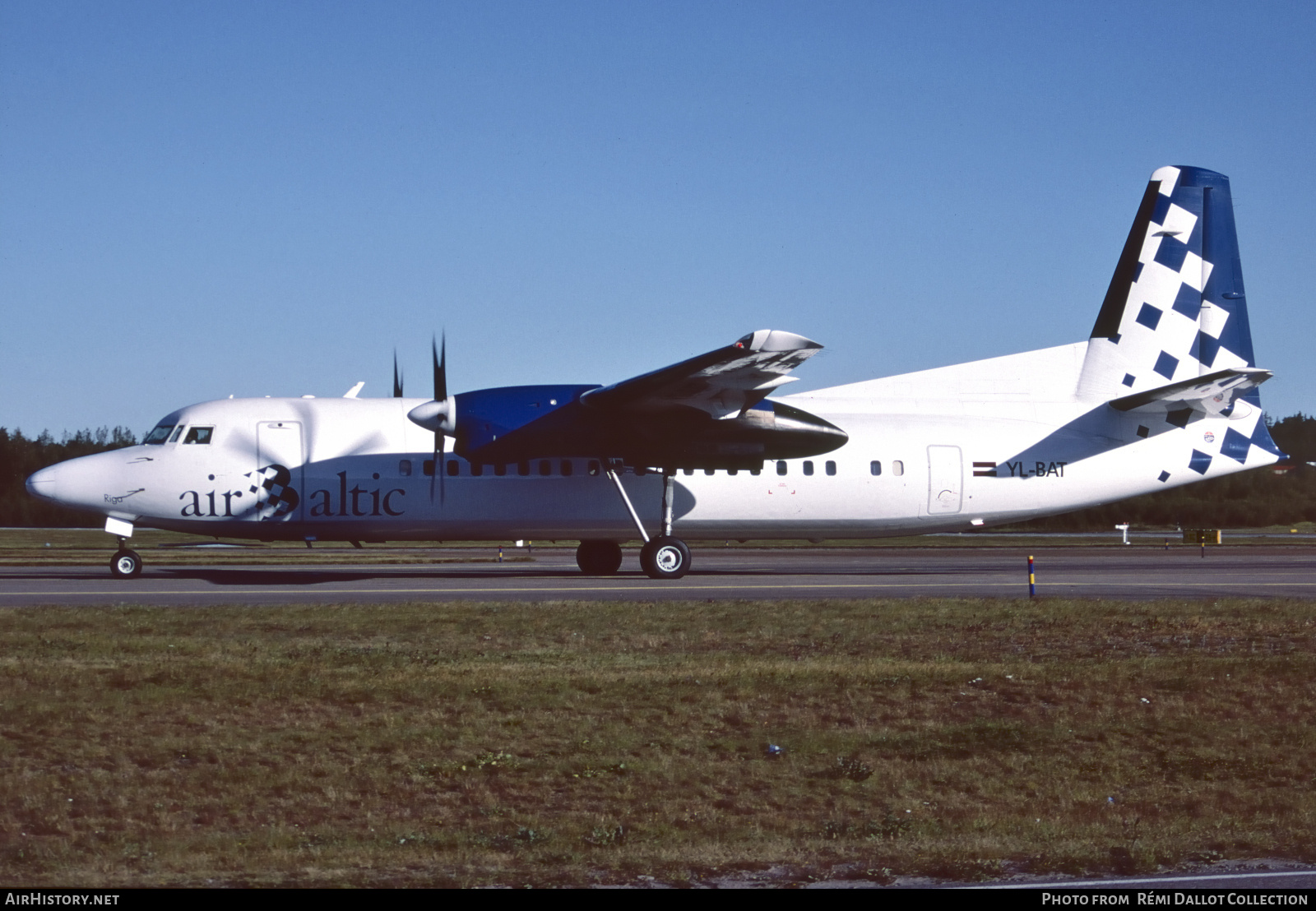 Aircraft Photo of YL-BAT | Fokker 50 | AirBaltic | AirHistory.net #735073