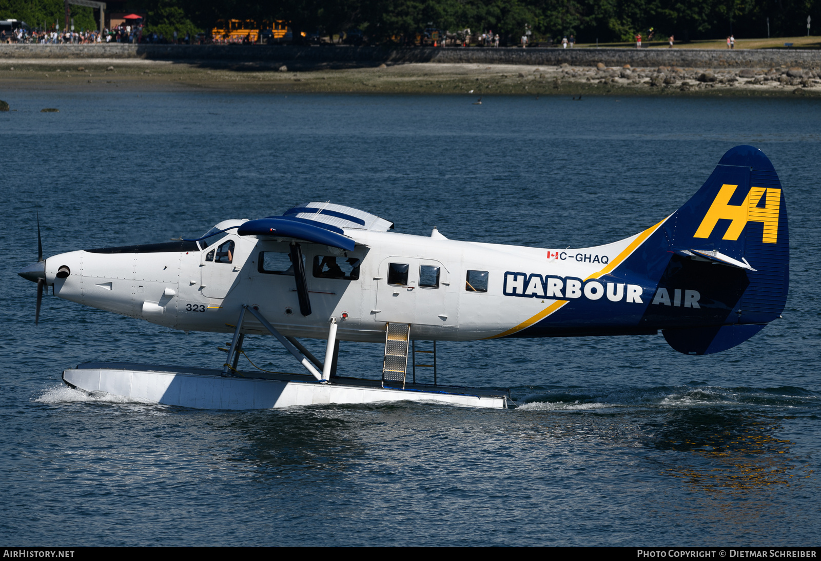 Aircraft Photo of C-GHAQ | Vazar DHC-3T Turbine Otter | Harbour Air | AirHistory.net #735094