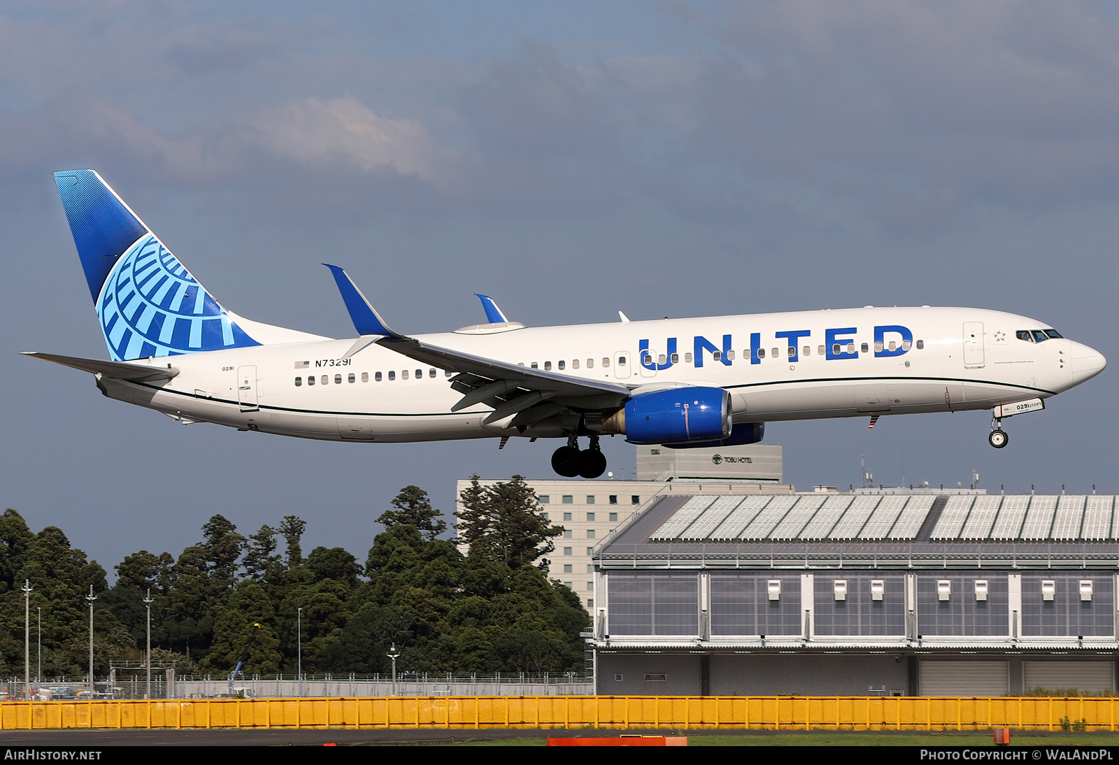 Aircraft Photo of N73291 | Boeing 737-824 | United Airlines | AirHistory.net #735102