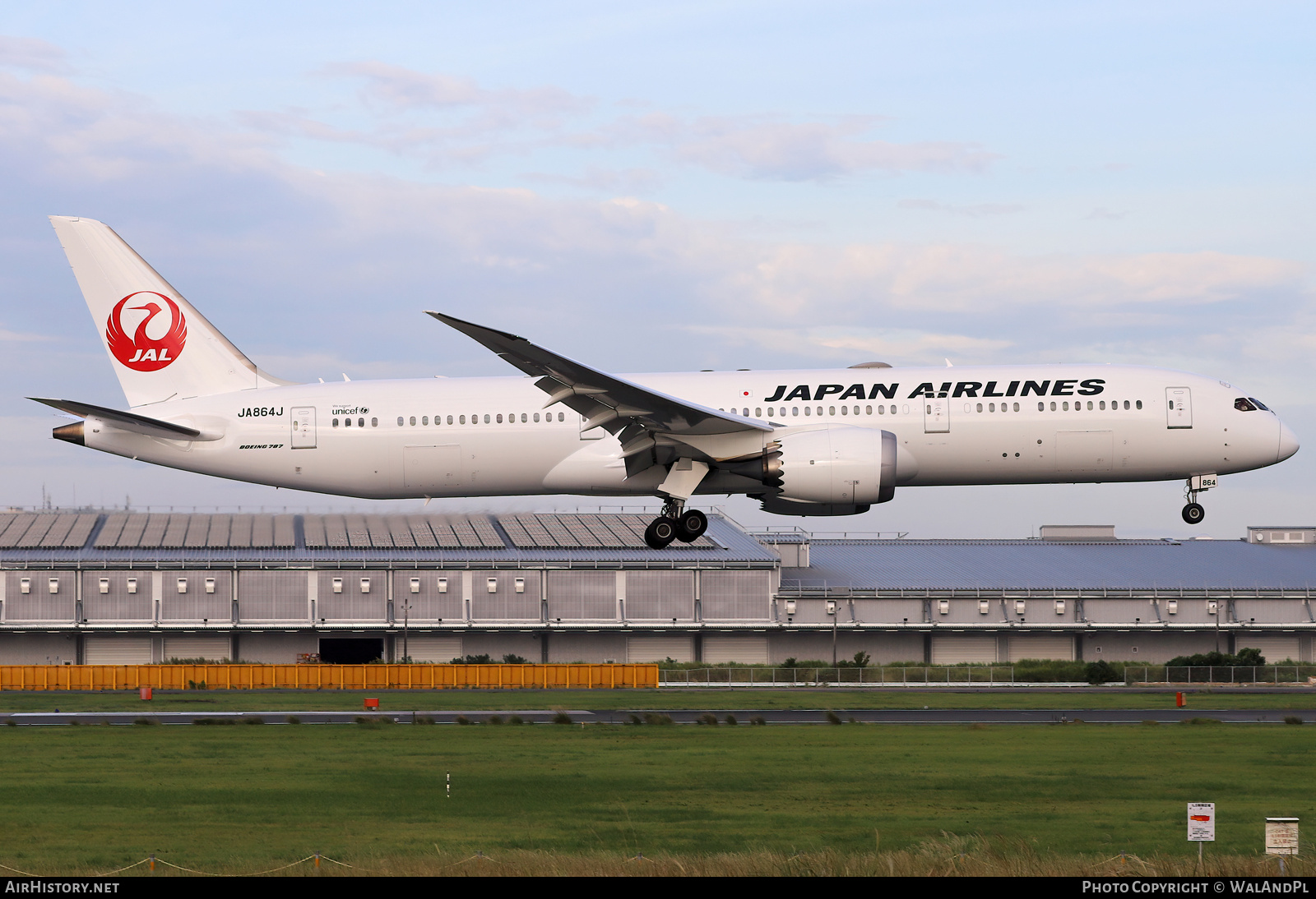 Aircraft Photo of JA864J | Boeing 787-9 Dreamliner | Japan Airlines - JAL | AirHistory.net #735108