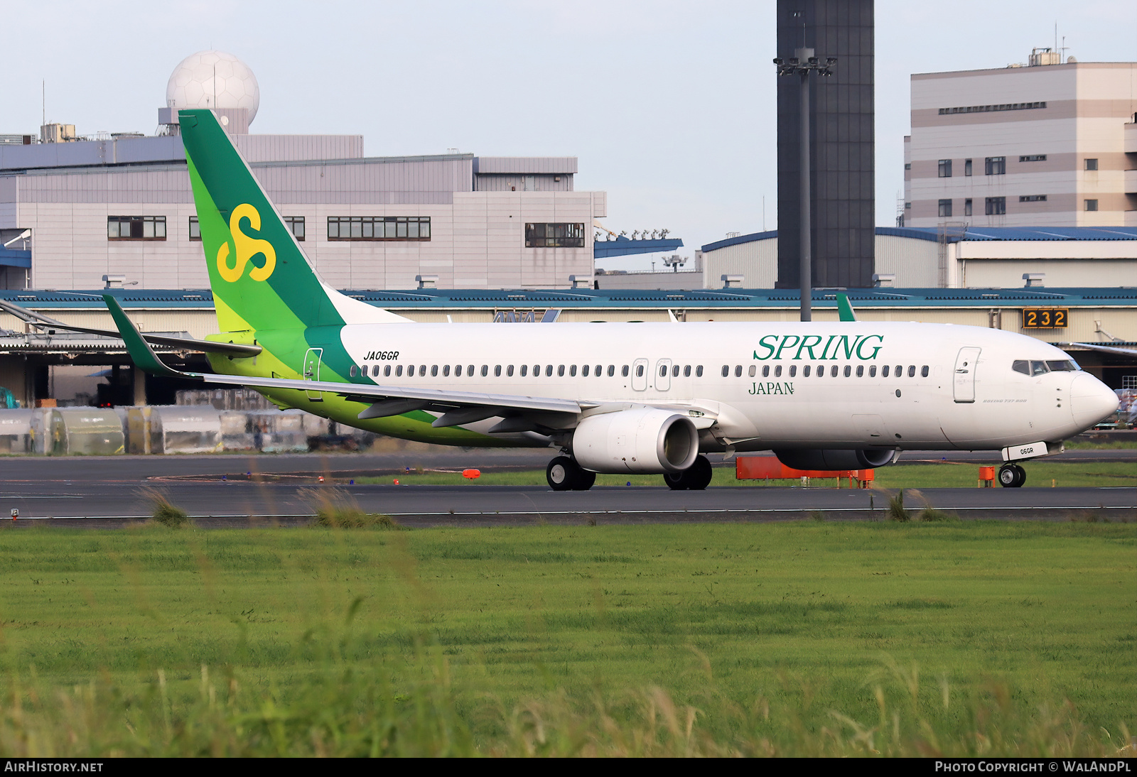 Aircraft Photo of JA06GR | Boeing 737-800 | Spring Airlines Japan | AirHistory.net #735119