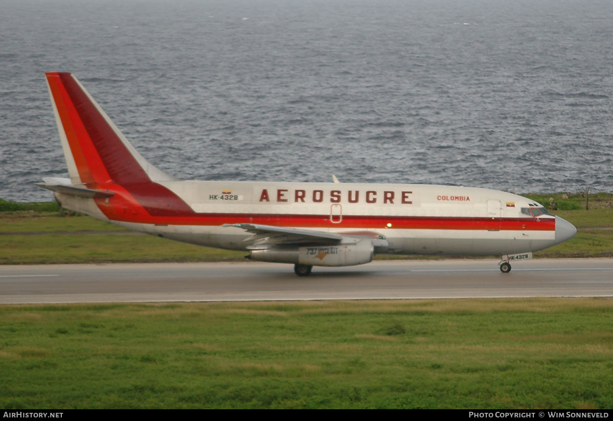 Aircraft Photo of HK-4328 | Boeing 737-2S5C/Adv | Aerosucre Carga | AirHistory.net #735121