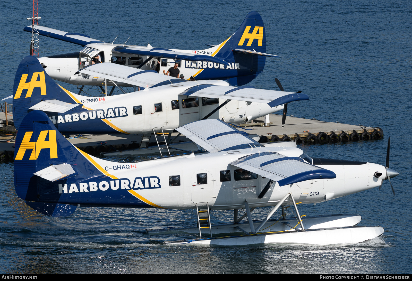 Aircraft Photo of C-GHAQ | Vazar DHC-3T Turbine Otter | Harbour Air | AirHistory.net #735144