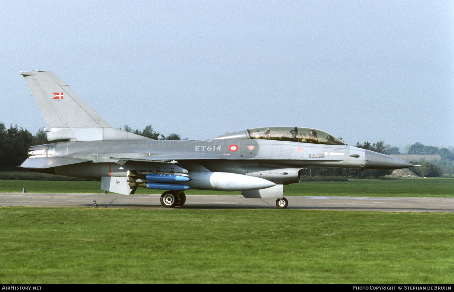 Aircraft Photo of ET-614 | General Dynamics F-16B Fighting Falcon | Denmark - Air Force | AirHistory.net #735155