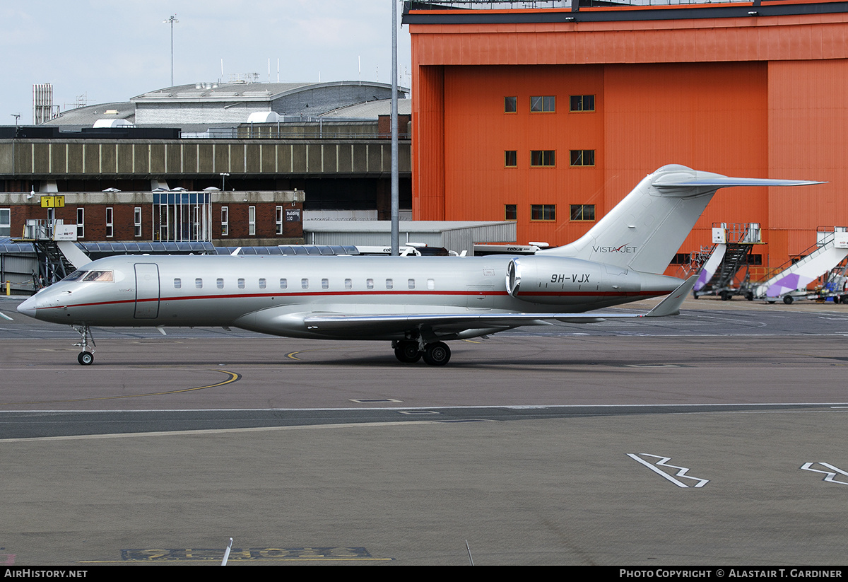 Aircraft Photo of 9H-VJX | Bombardier Global 6000 (BD-700-1A10) | VistaJet | AirHistory.net #735168