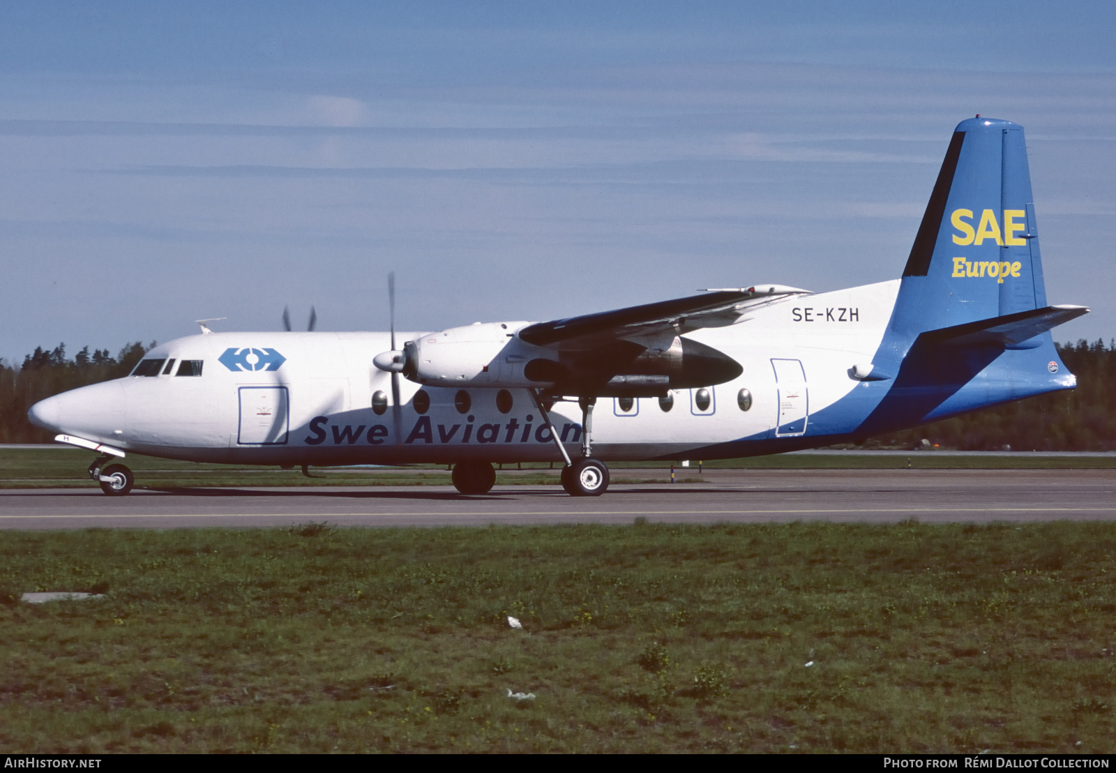Aircraft Photo of SE-KZH | Fokker F27-100 Friendship | SAE - Swe Aviation Europe | AirHistory.net #735198