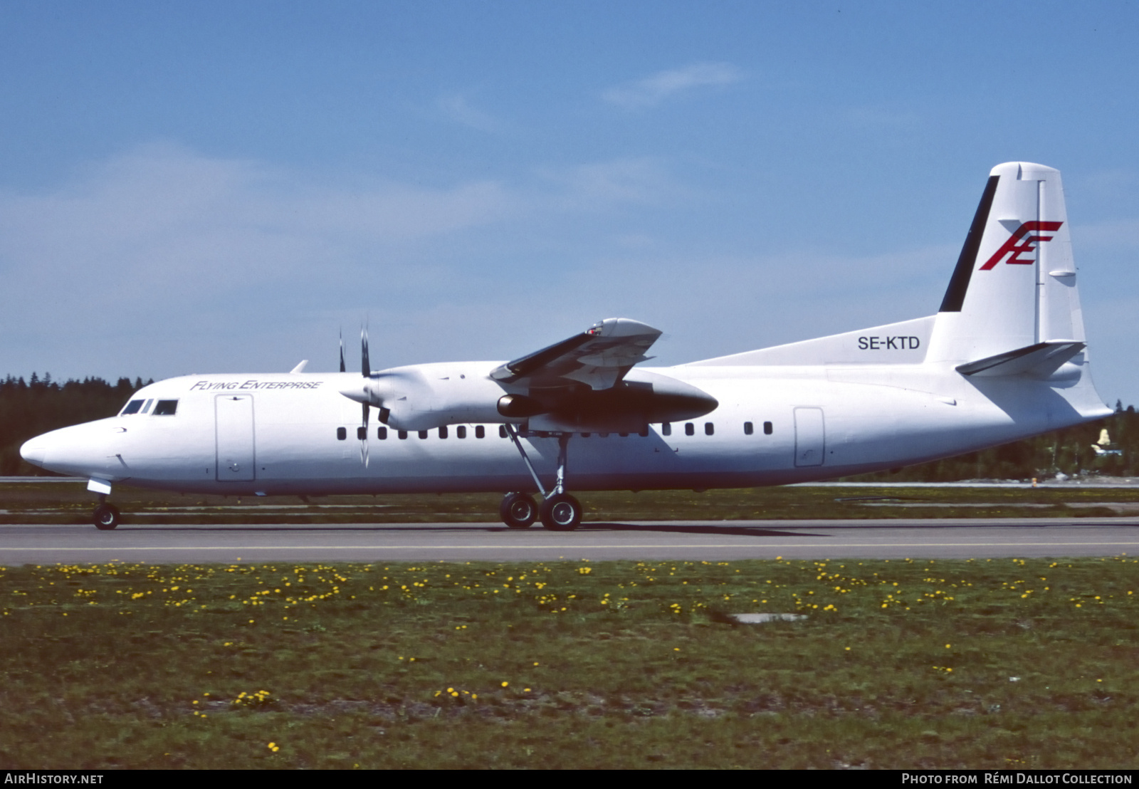 Aircraft Photo of SE-KTD | Fokker 50 | Flying Enterprise | AirHistory.net #735202