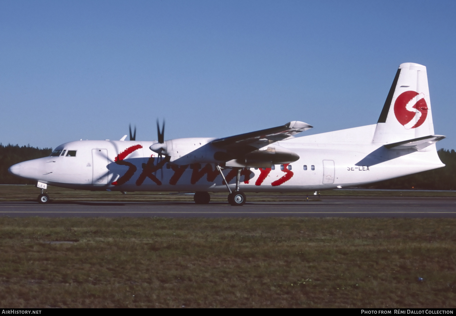Aircraft Photo of SE-LEA | Fokker 50 | Skyways | AirHistory.net #735203