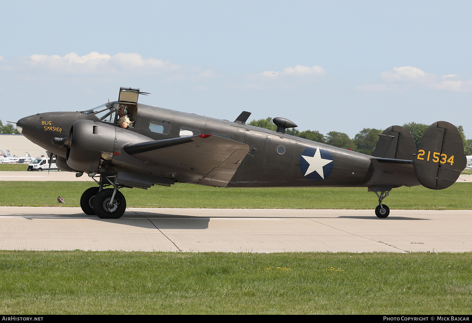 Aircraft Photo of N21534 / 21534 | Beech C-45B Expeditor Mk.3T | USA - Air Force | AirHistory.net #735211