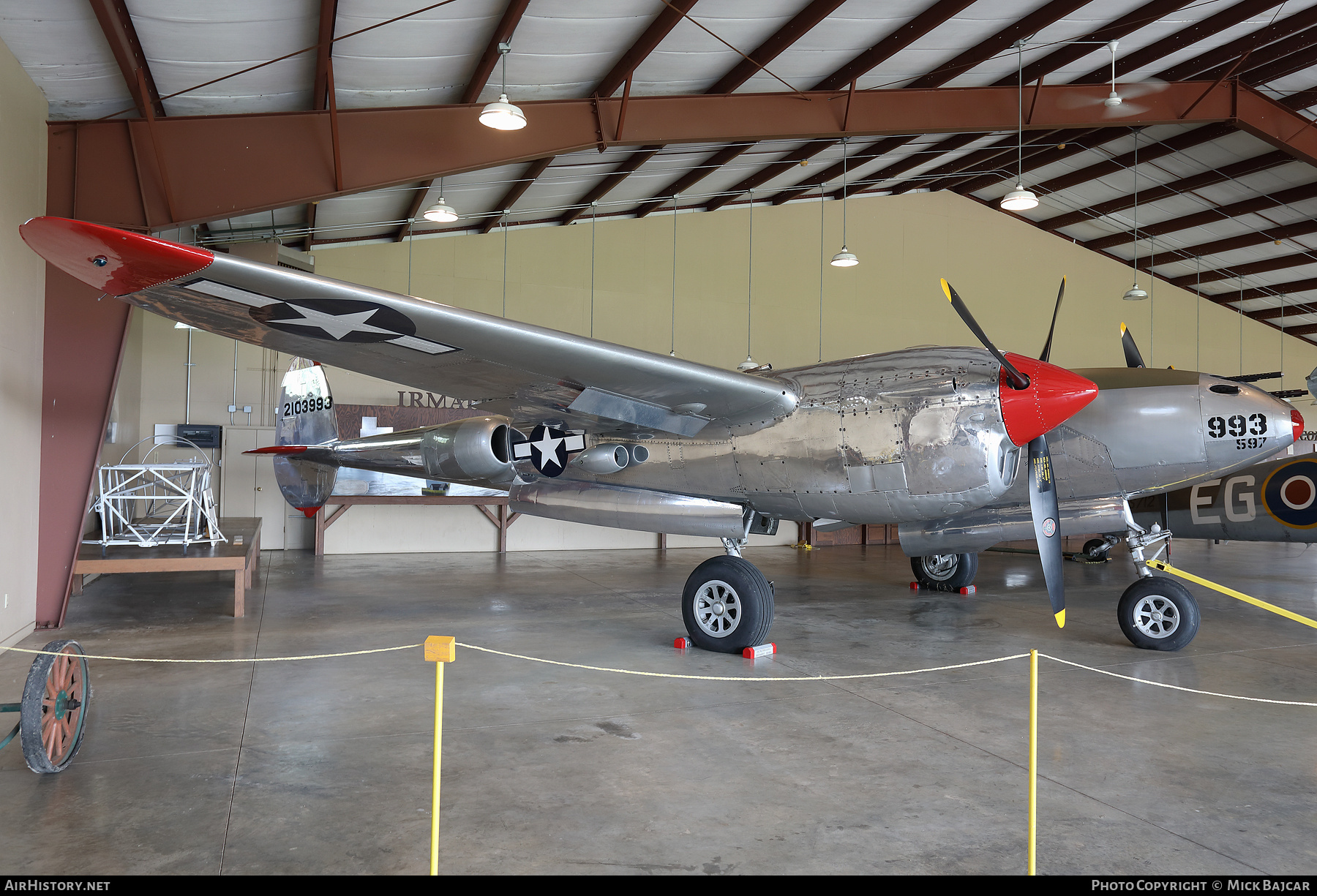 Aircraft Photo of 42-103993 / N3800L | Lockheed P-38L Lightning | USA - Air Force | AirHistory.net #735264