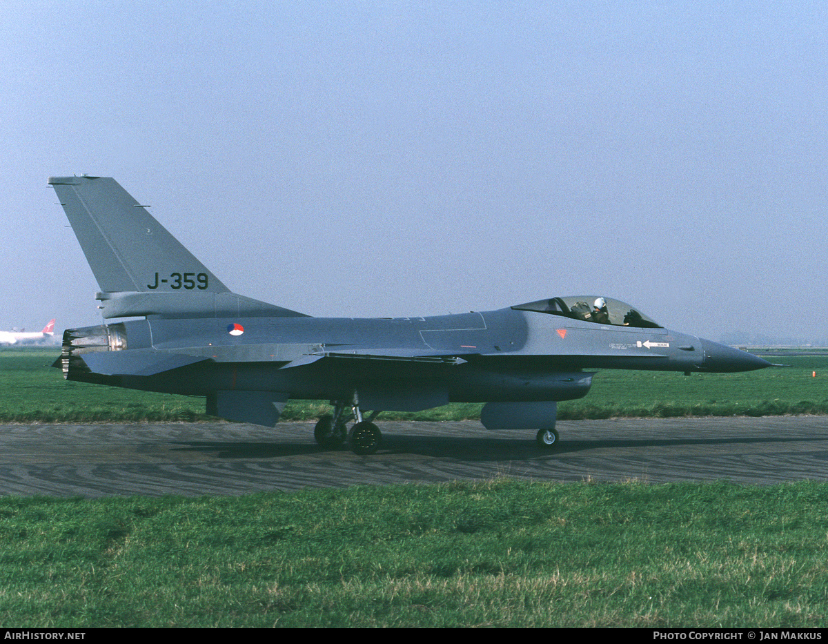 Aircraft Photo of J-359 | General Dynamics F-16A Fighting Falcon | Netherlands - Air Force | AirHistory.net #735271