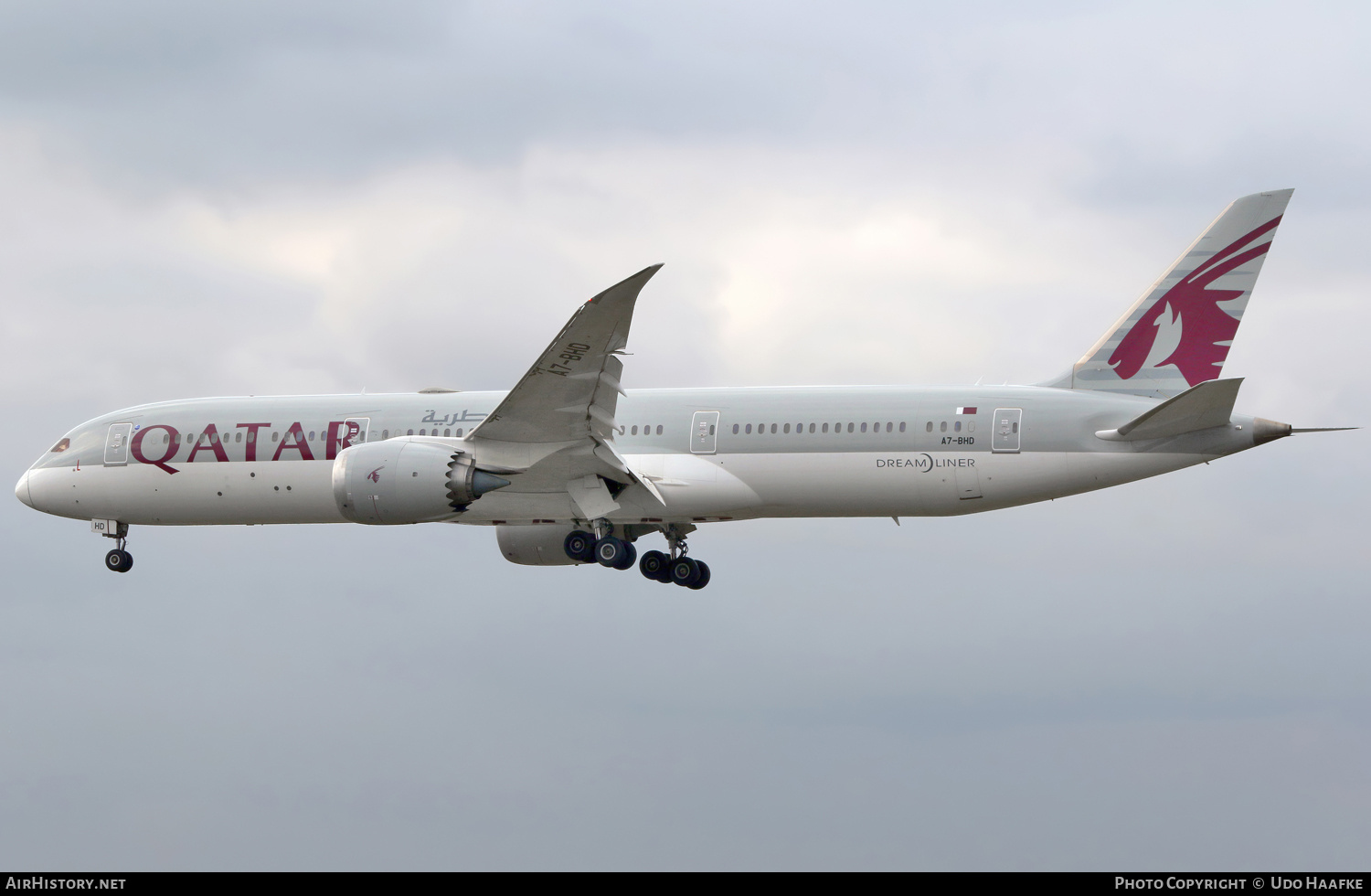 Aircraft Photo of A7-BHD | Boeing 787-9 Dreamliner | Qatar Airways | AirHistory.net #735296