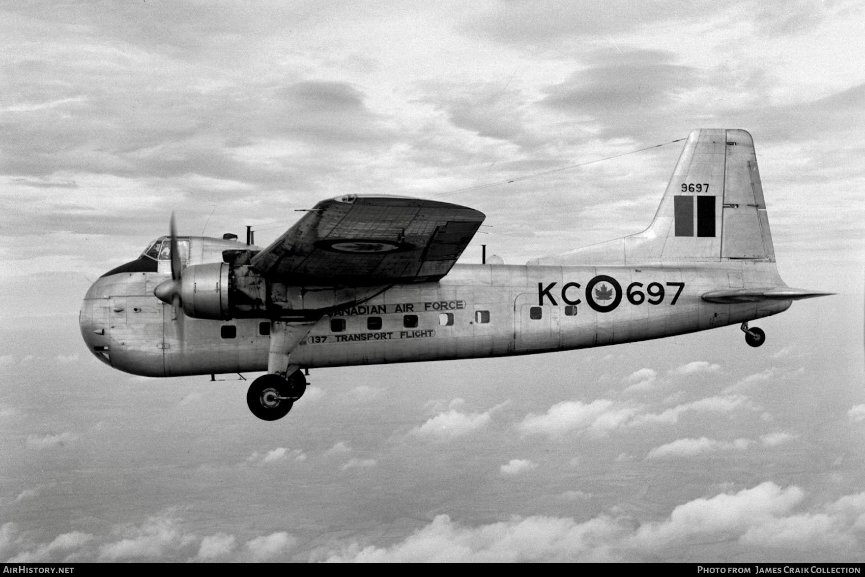 Aircraft Photo of 9697 | Bristol 170 Freighter Mk31C | Canada - Air Force | AirHistory.net #735310