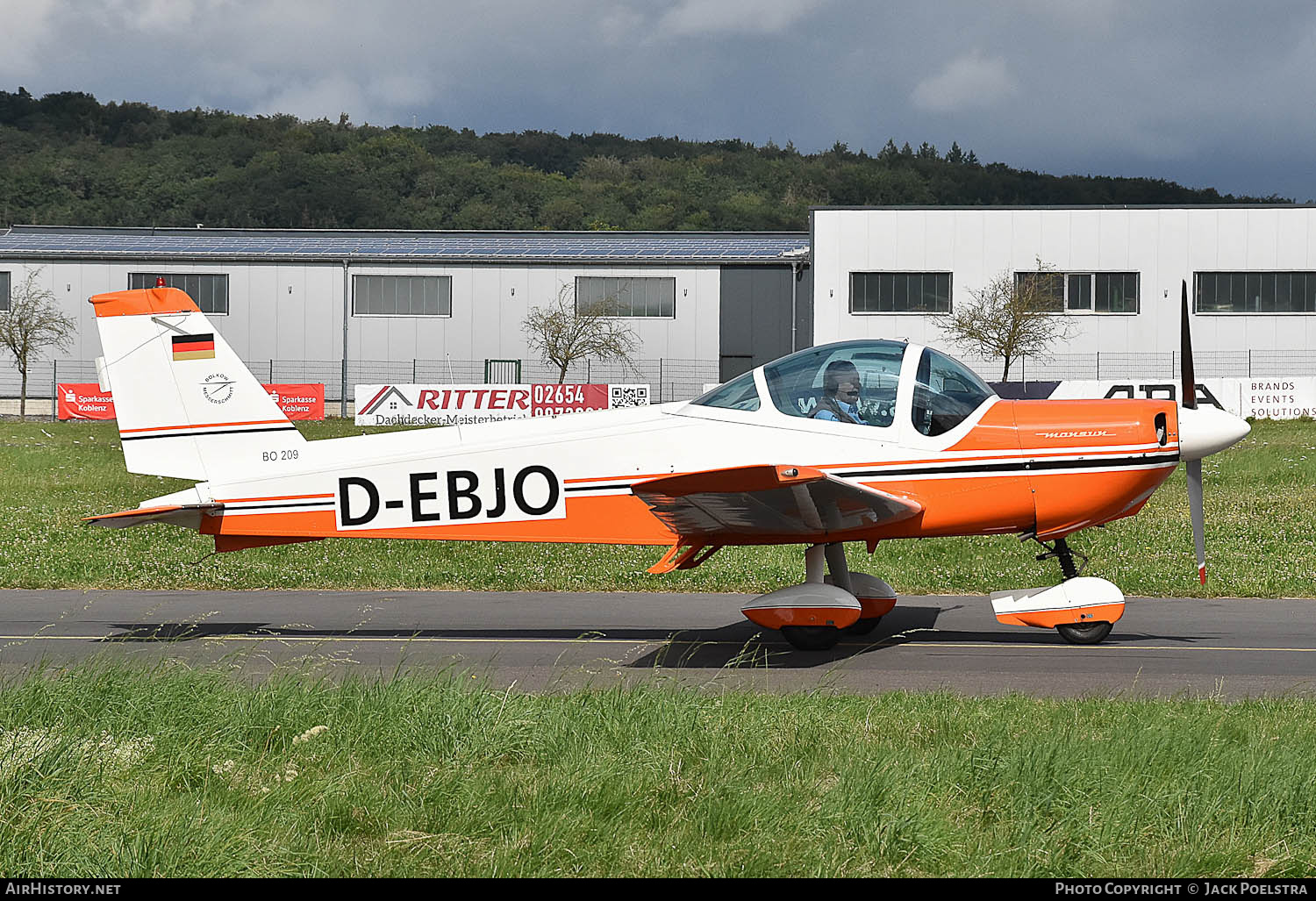 Aircraft Photo of D-EBJO | Bolkow BO-209 Monsun 150FF | AirHistory.net #735313