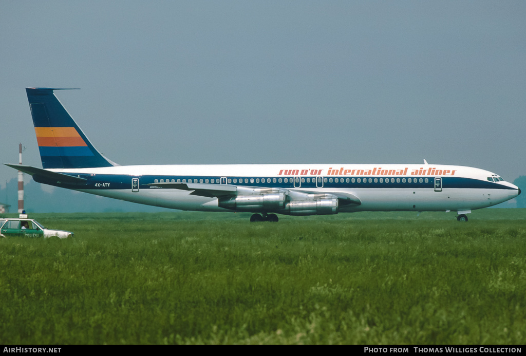 Aircraft Photo of 4X-ATY | Boeing 707-358C | Sun d'Or International Airlines | AirHistory.net #735346