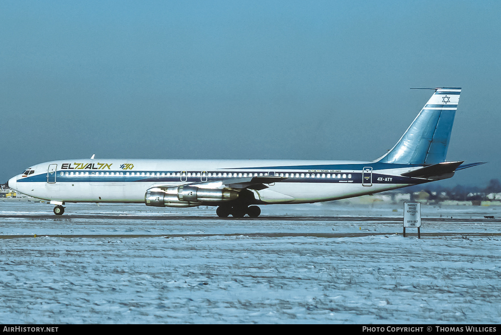 Aircraft Photo of 4X-ATY | Boeing 707-358C | El Al Israel Airlines | AirHistory.net #735356