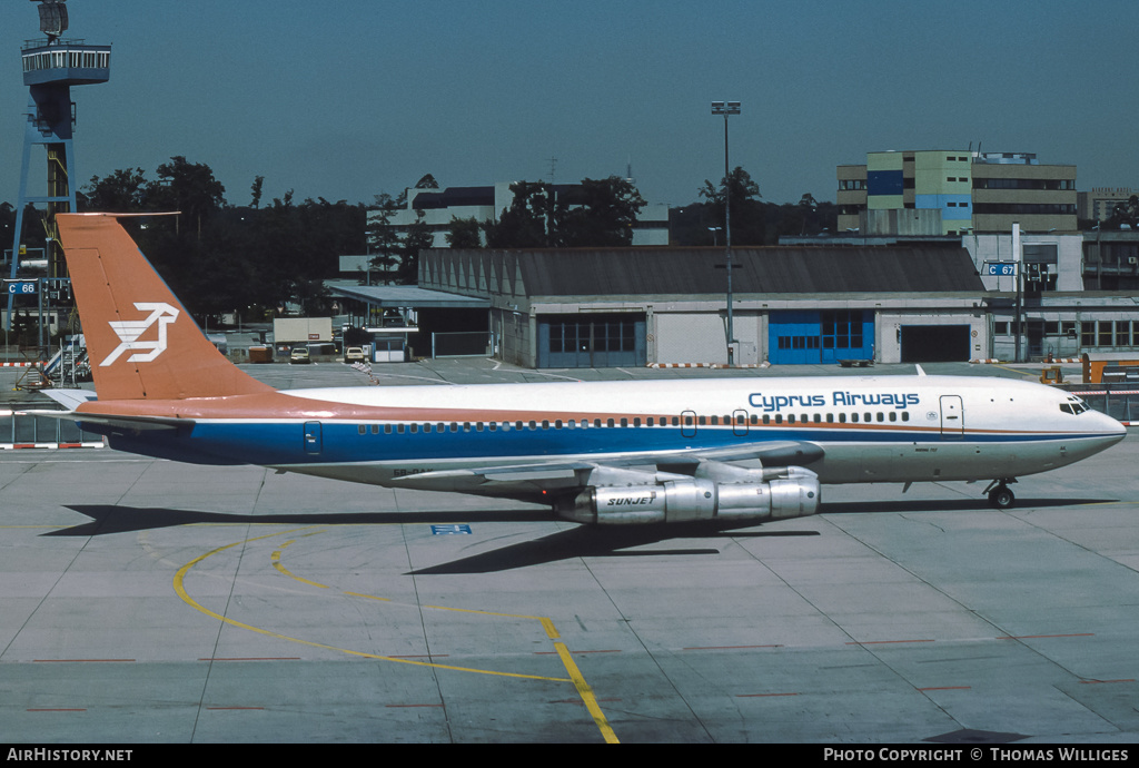 Aircraft Photo of 5B-DAK | Boeing 707-123B | Cyprus Airways | AirHistory.net #735366