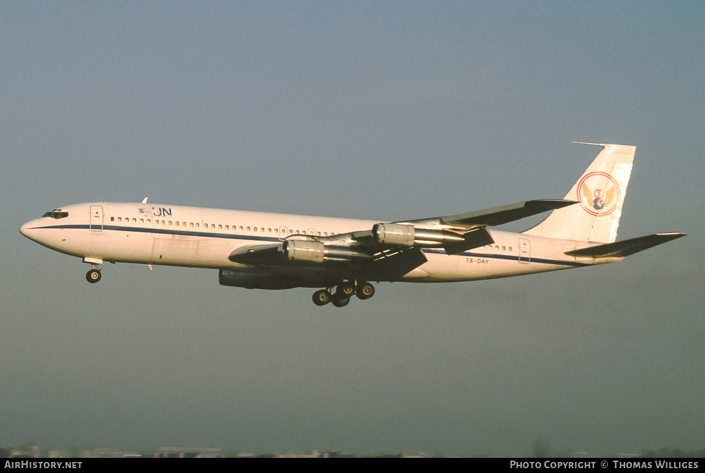 Aircraft Photo of 5B-DAY | Boeing 707-338C | Avistar Airlines | United Nations | AirHistory.net #735376