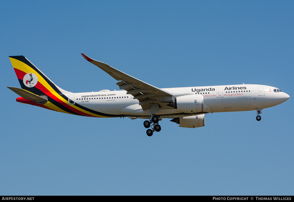 Aircraft Photo of 5X-CRN | Airbus A330-841N | Uganda Airlines | AirHistory.net #735381
