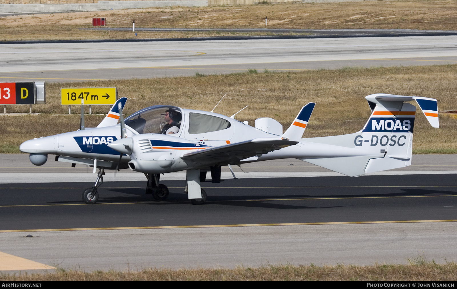Aircraft Photo of G-DOSC | Diamond DA42 MPP Guardian | MOAS - Migrant Offshore Aid Station | AirHistory.net #735387