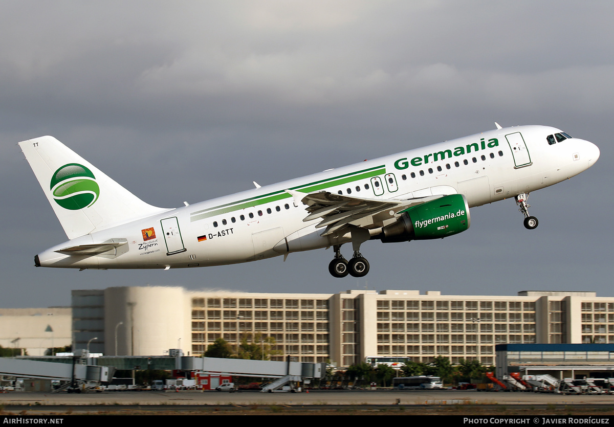Aircraft Photo of D-ASTT | Airbus A319-112 | Germania | AirHistory.net #735394