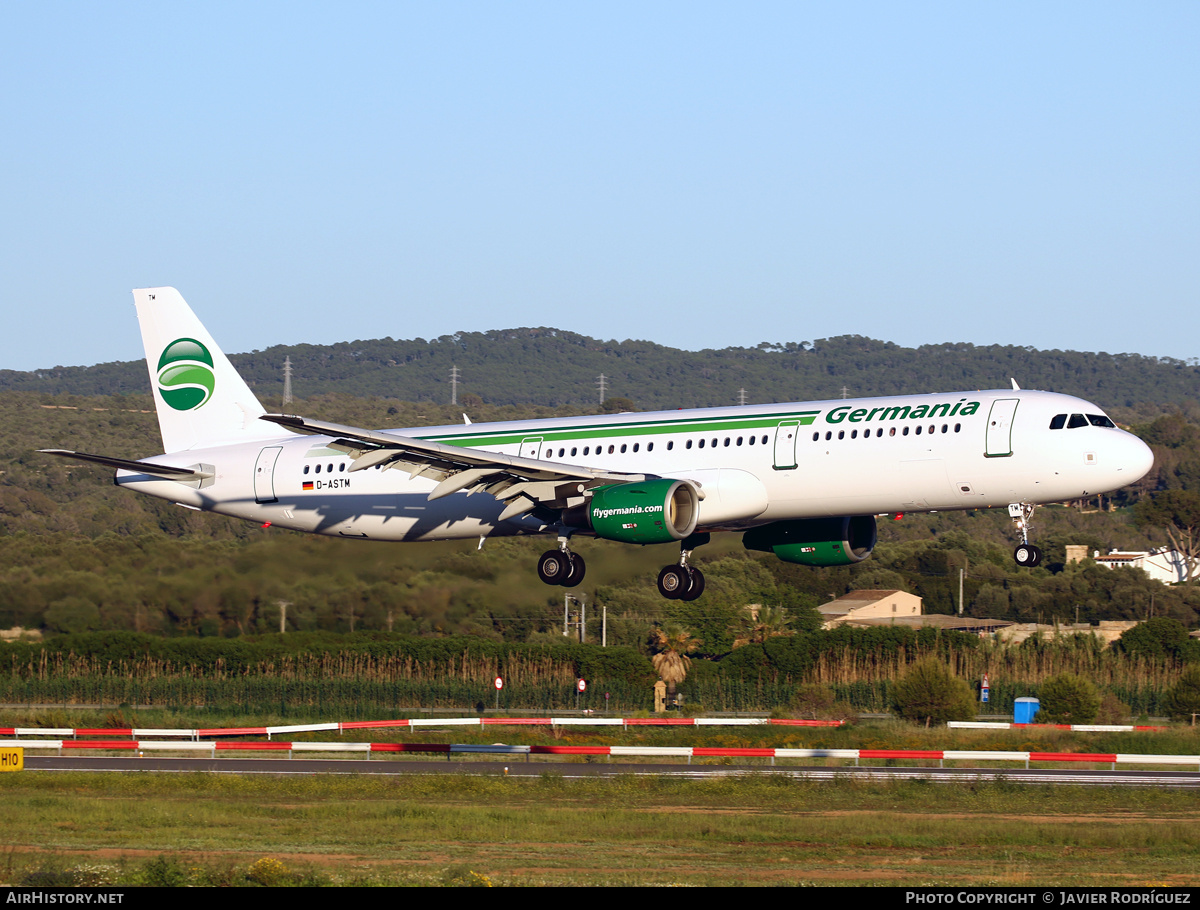 Aircraft Photo of D-ASTM | Airbus A321-211 | Germania | AirHistory.net #735397