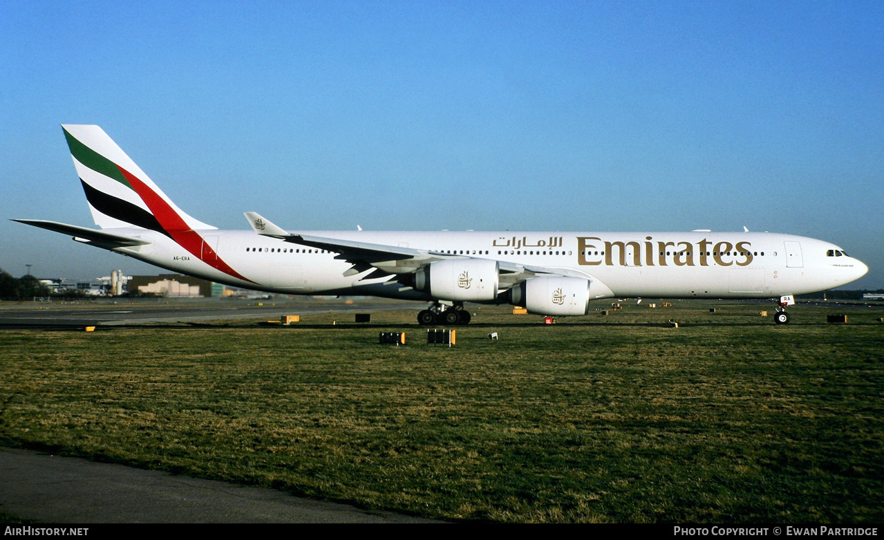 Aircraft Photo of A6-ERA | Airbus A340-541 | Emirates | AirHistory.net #735404